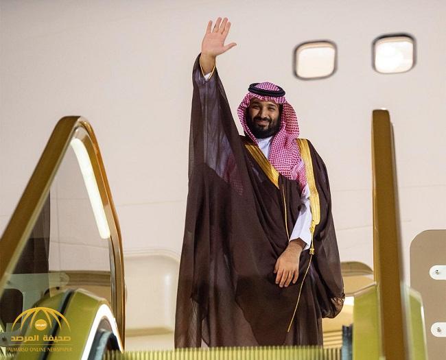 بالصور: ولي العهد يغادر البحرين والملك "حمد بن عيسى" في مقدمة مودعيه