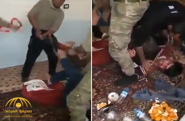 شاهد: فصيل سوري مسلح مدعوم من تركيا يعذب شخصًا بطريقة مروعة!