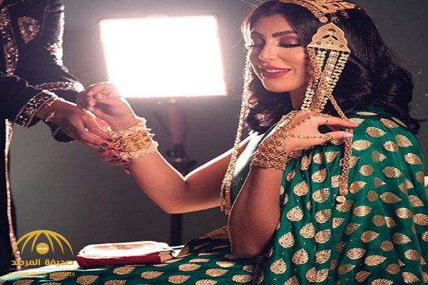 شاهد.. الفاشينيستا الكويتية "دانة الطويرش" تستعرض مجوهراتها  الثمينة خلال حفل عقد قرانها!