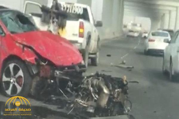 بالفيديو: سائق مراهق  يراوغ  بين السيارات .. ونهايته كانت مروعة!