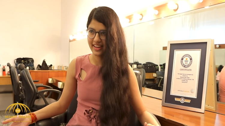 شاهد.. فتاة هندية تمتلك أطول شعر في العالم!
