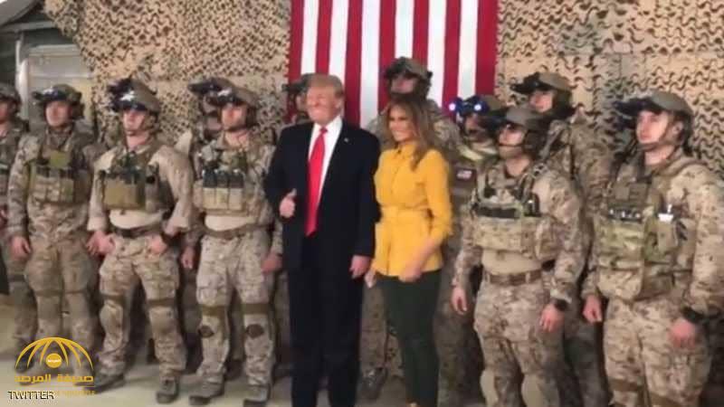 ترامب متهم بارتكاب خطأ أمني خلال زيارة العراق- فيديو