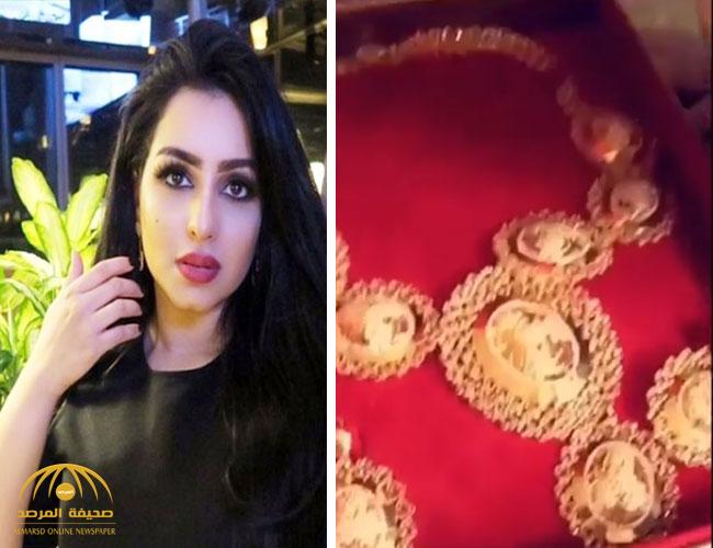 بالفيديو : شاهد .. الفنانة المهرة البحرينية  تستعرض خزنة مجوهراتها الثمينة
