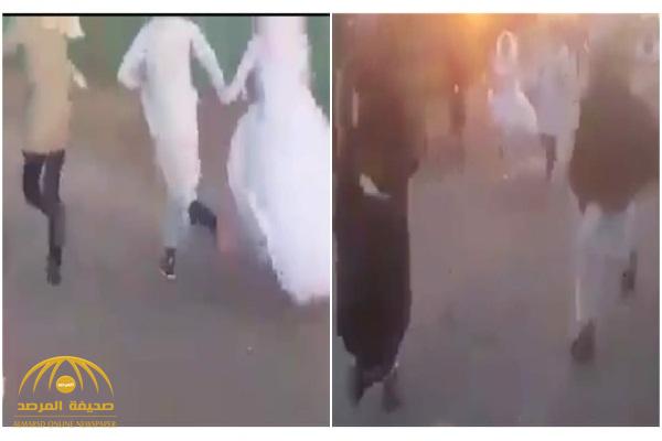 شاهد: زفة عروس في مصر  تتحول لمعركة بالعصى وفرار العروسان