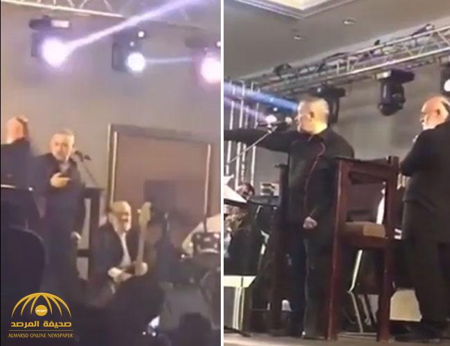 شاهد: المطرب السوري "جورج وسوف" يوقف الغناء فجأة ويطرد أحد الجمهور من حفلته  في الأردن!