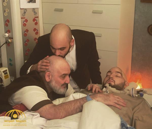 شاهد أحدث صورة للأمير خالد بن طلال يزور ابنه " الوليد" في المستشفى