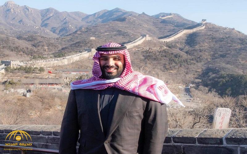 وزير خارجية البحرين يغرد بصورة ولي العهد على سور الصين ..  وهكذا علق عليها