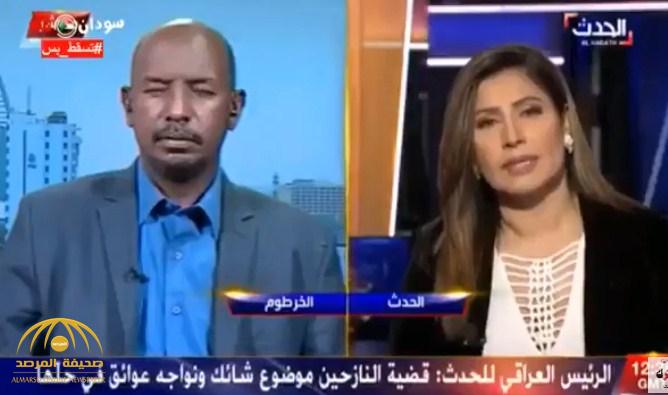 شاهد.. صحفي سوداني ينام في مقابلة على الهواء مباشرة مع قناة «العربية»!