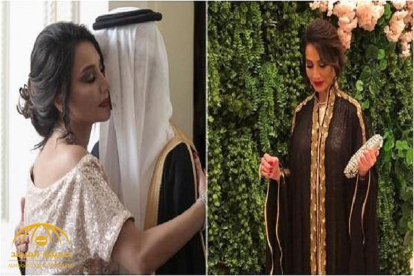 شاهد بالصور: الإعلامية المصرية بسمة وهبة تفاجئ ابنها وتحضر حفل زفافه في السعودية!