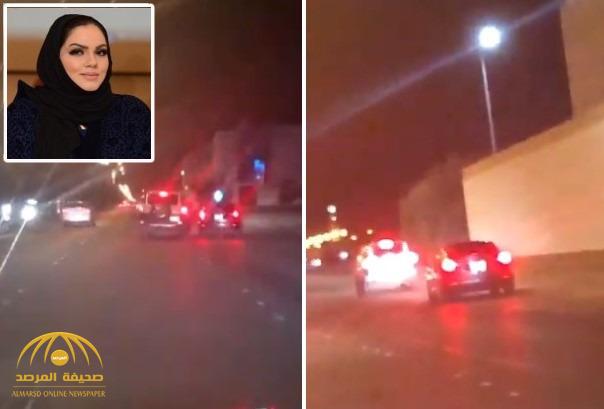 شاهد.. إعلامية بالقناة السعودية توثق مشهد تهور بين سائقين في الرياض كاد أن يؤدي لكارثة