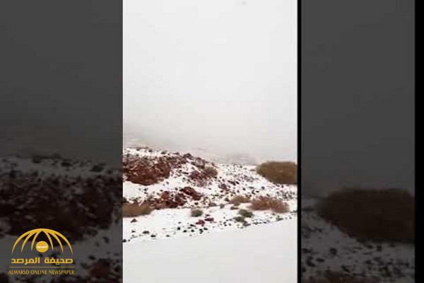 الثلوج تزين أرض "نيوم" وتعانق جبالها.. و "بدرالعساكر" يصفها بـ"واحة المستقبل" (فيديو)