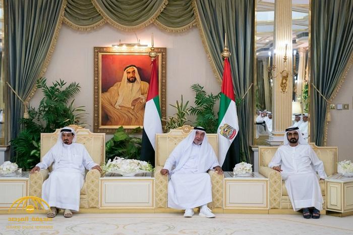شاهد : رئيس الإمارات خليفة بن زايد في قصر البطين بأبوظبي