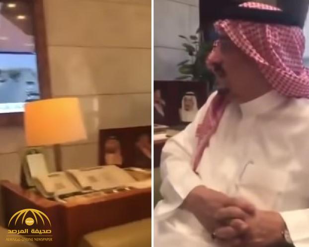 من داخل مكتبه.. فيديو يكشف عن القناة المفضلة لـ"أمير الرياض" والتي يحرص على متابعتها!