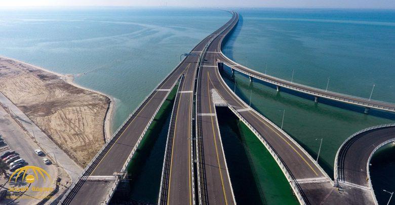 شاهد.. الكويت تدشن أحد أطول جسور العالم فوق البحر.. كم يبلغ طوله؟