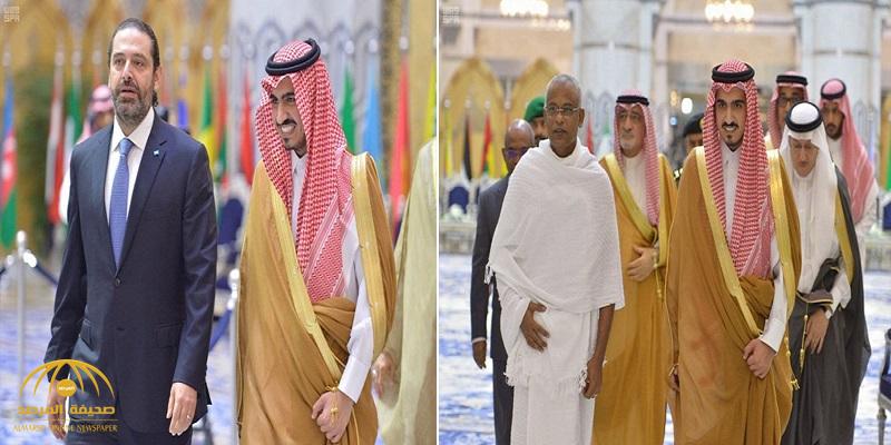 شاهد بالصور : لحظة وصول رؤساء وممثلي الدول المشاركة في قمم مكة