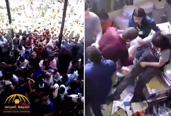 أصيب 12 شخصا.. شاهد: زحام شديد وصراخ بين المئات في  لبنان.. والسبب عرض قاتل!