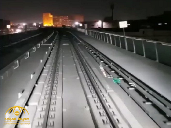 شاهد.. مقطع يوثق نجاح تجربة قطار الرياض على المسار البرتقالي
