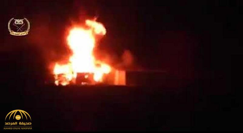 أثناء قيادته أكبر هجوم على الحديدة.. شاهد: صاروخ يفتك بالقيادي الحوثي "أبو طالب السفياني"