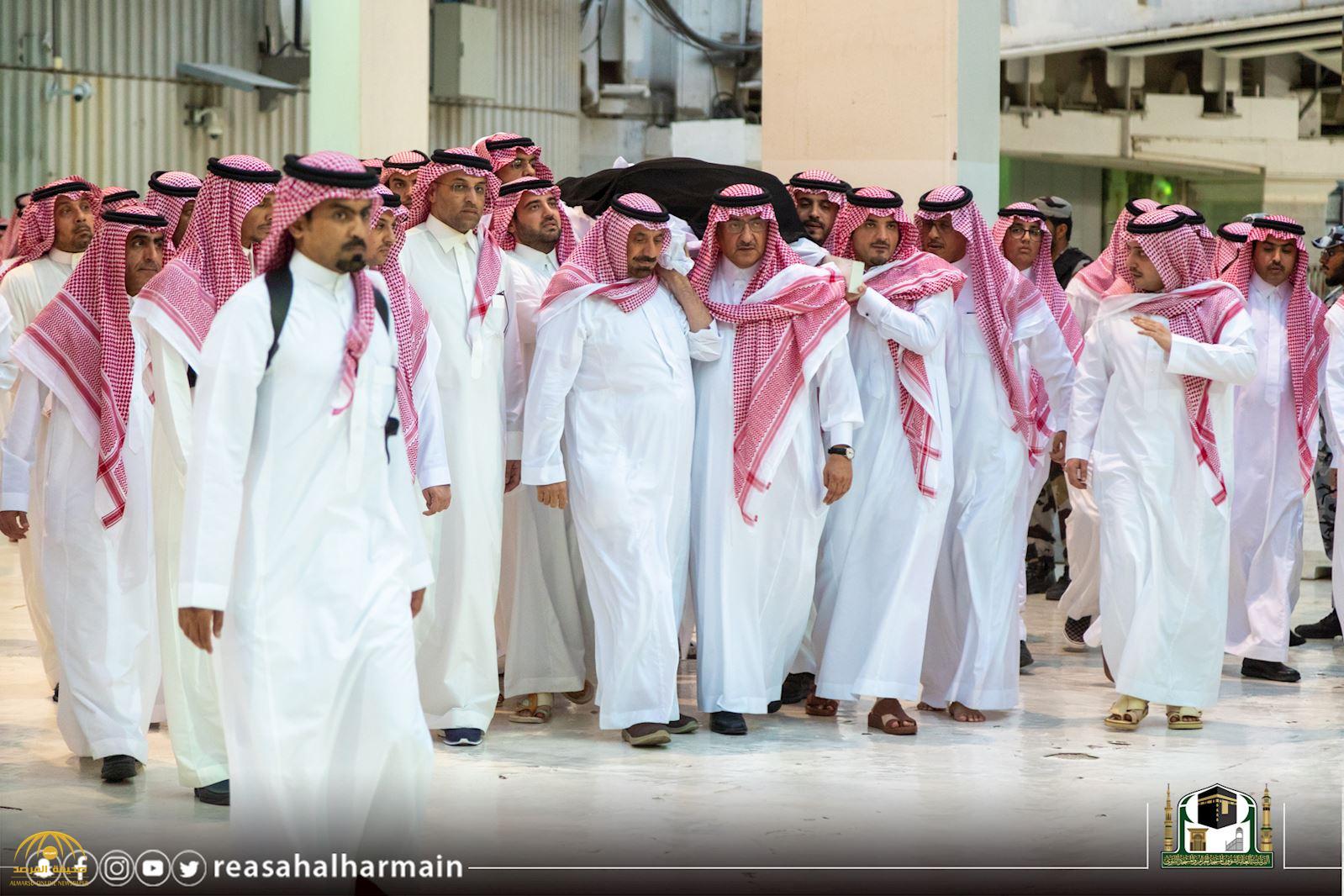 شاهد بالصور صلاة الجنازة على الأميرة الجوهرة بنت عبدالعزيز بن
