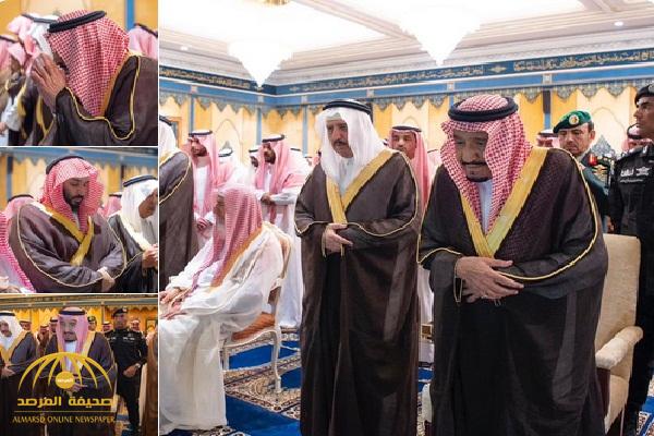 شاهد بالصور : خادم الحرمين يؤدي صلاة الميت على الأمير بندر بن عبدالعزيز