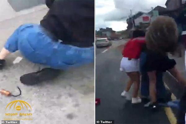 بالفيديو .. لحظة الاعتداء بالضرب على فتاة مسلمة وتمزيق حجابها في إيرلندا
