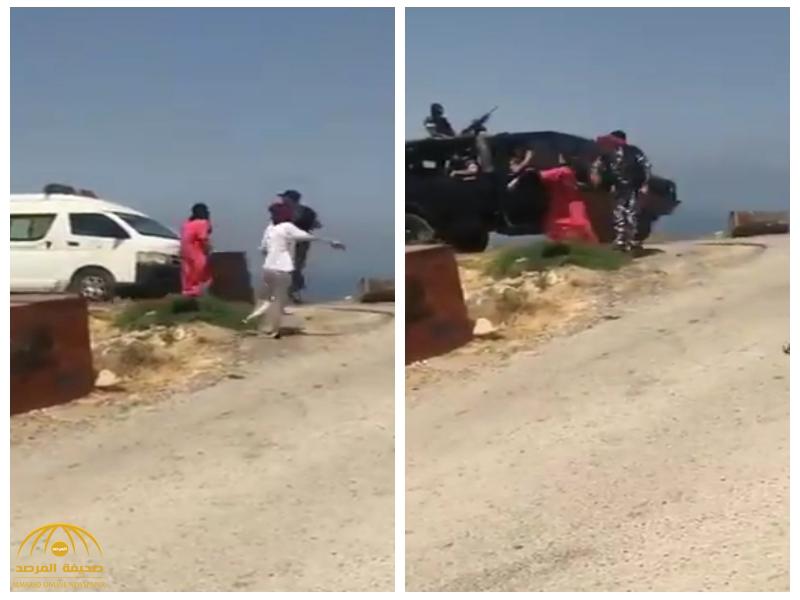 شاهد.. رجل أمن لبناني يعتدي على امرأة ويصفعها على وجهها بقوة!