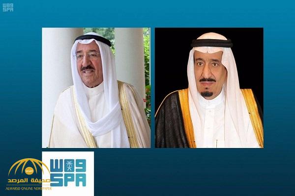 تفاصيل اتصال "خادم الحرمين" بـ"أمير الكويت" للإطمئنان على صحته