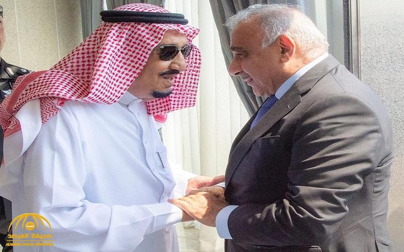 بالصور .. خادم الحرمين يستقبل رئيس وزراء العراق ويقيم مأدبة غداء تكريماً له