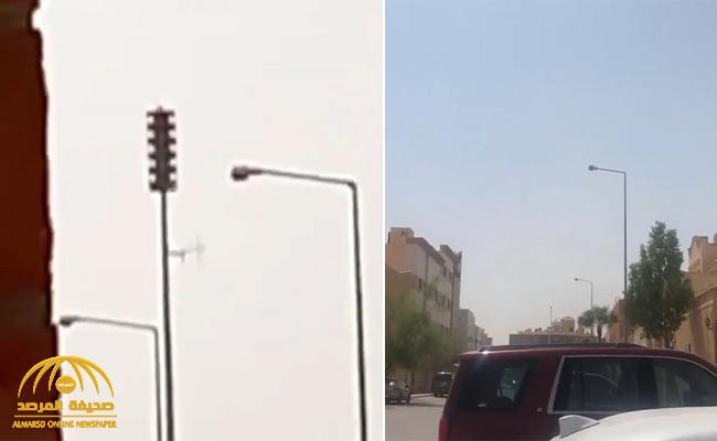 بالفيديو .. لحظة إطلاق صافرات الإنذار في مدينة الرياض