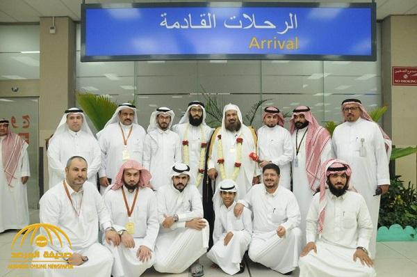 استقبال صاحب الميدالية الذهبية لأجود عسل في العالم في مطار جدة