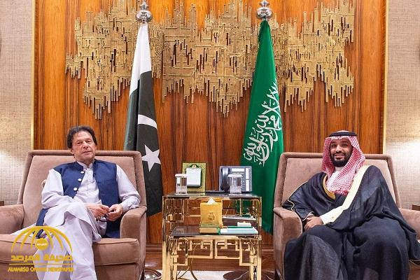 بالصور .. تفاصيل اجتماع ولي العهد مع رئيس وزراء باكستان