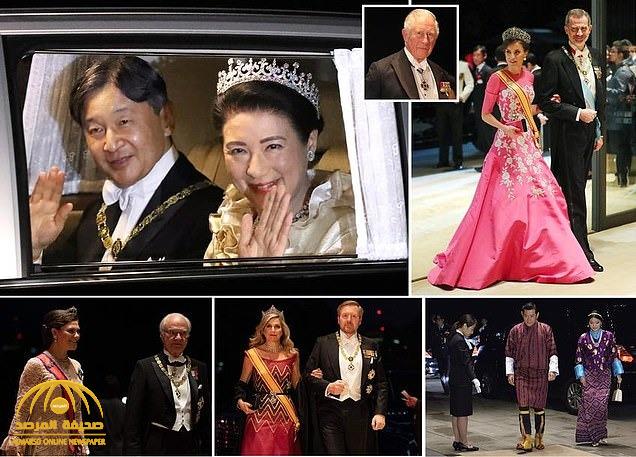 شاهد : مراسم تنصيب إمبراطور اليابان الجديد "ناروهيتو" للعرش  وسط حضور غفير من قادة العالم