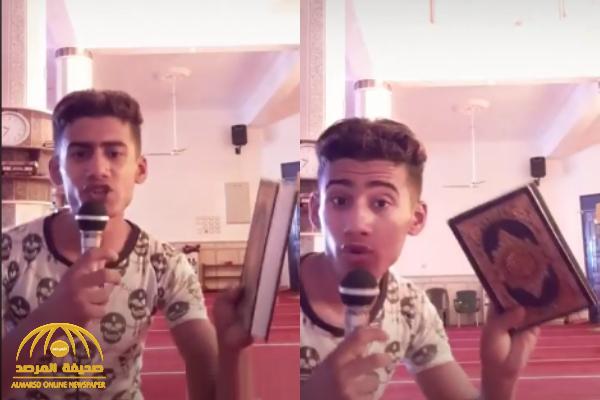 شاهد: شاب مصري يغني داخل مسجد !
