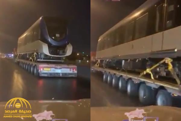 شاهد: وصول عربات مترو الرياض المنتظر افتتاحه رسمياً منتصف 2020