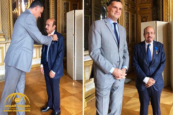 بالصور: فرنسا تمنح السفير العنقري وسام الاستحقاق الوطني برتبة ضابط أكبر