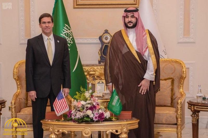 نائب وزير الدفاع الأمير خالد بن سلمان يلتقي وزير الدفاع الأمريكي