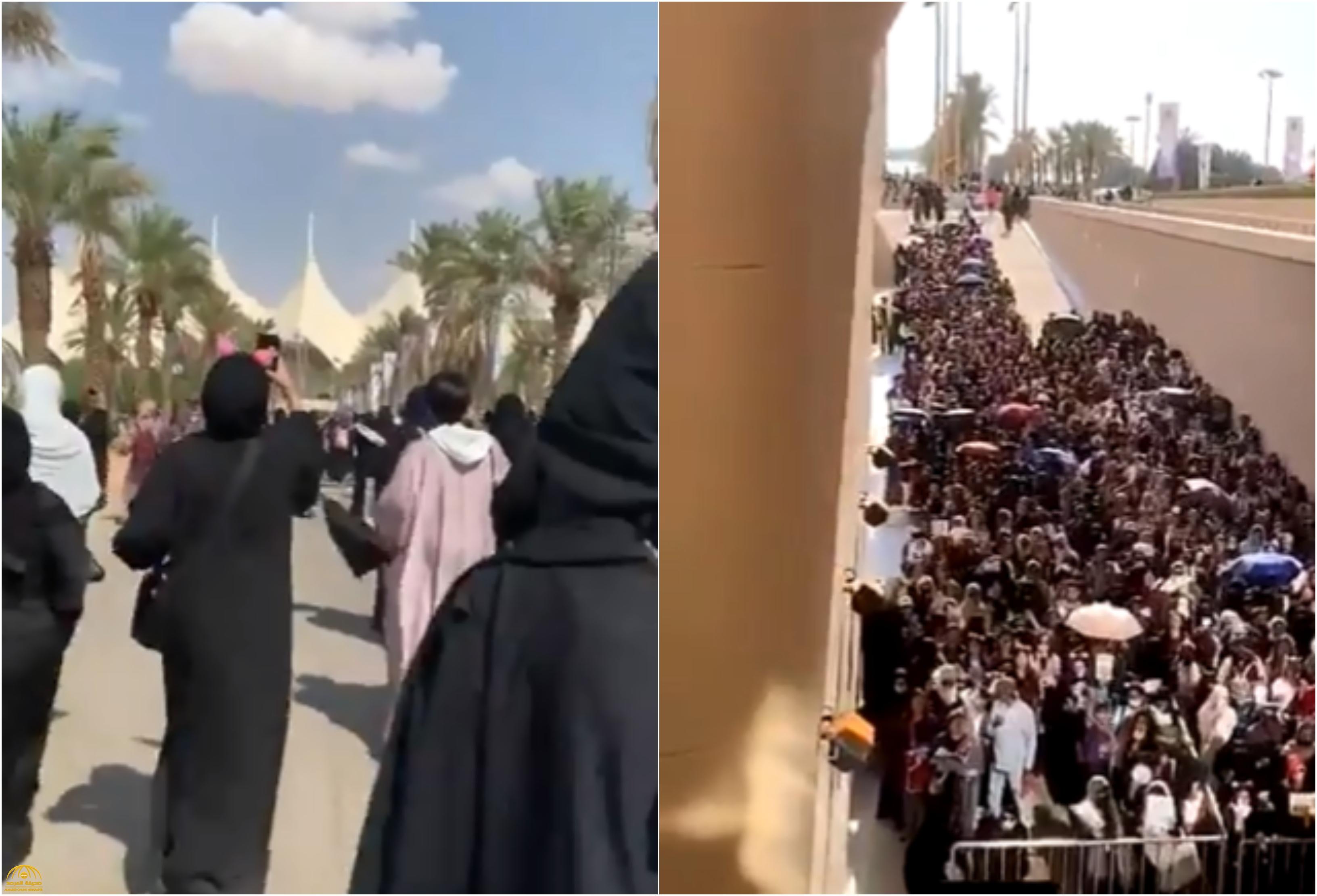 شاهد : توافد جماهيري مبكر على ستاد الملك فهد استعداداً لحفل BTS