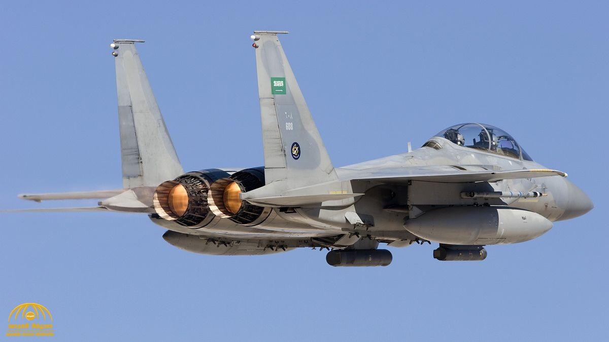 "التحالف" يرد على مزاعم حوثية بشأن إسقاط مقاتلة من طراز (F-15)
