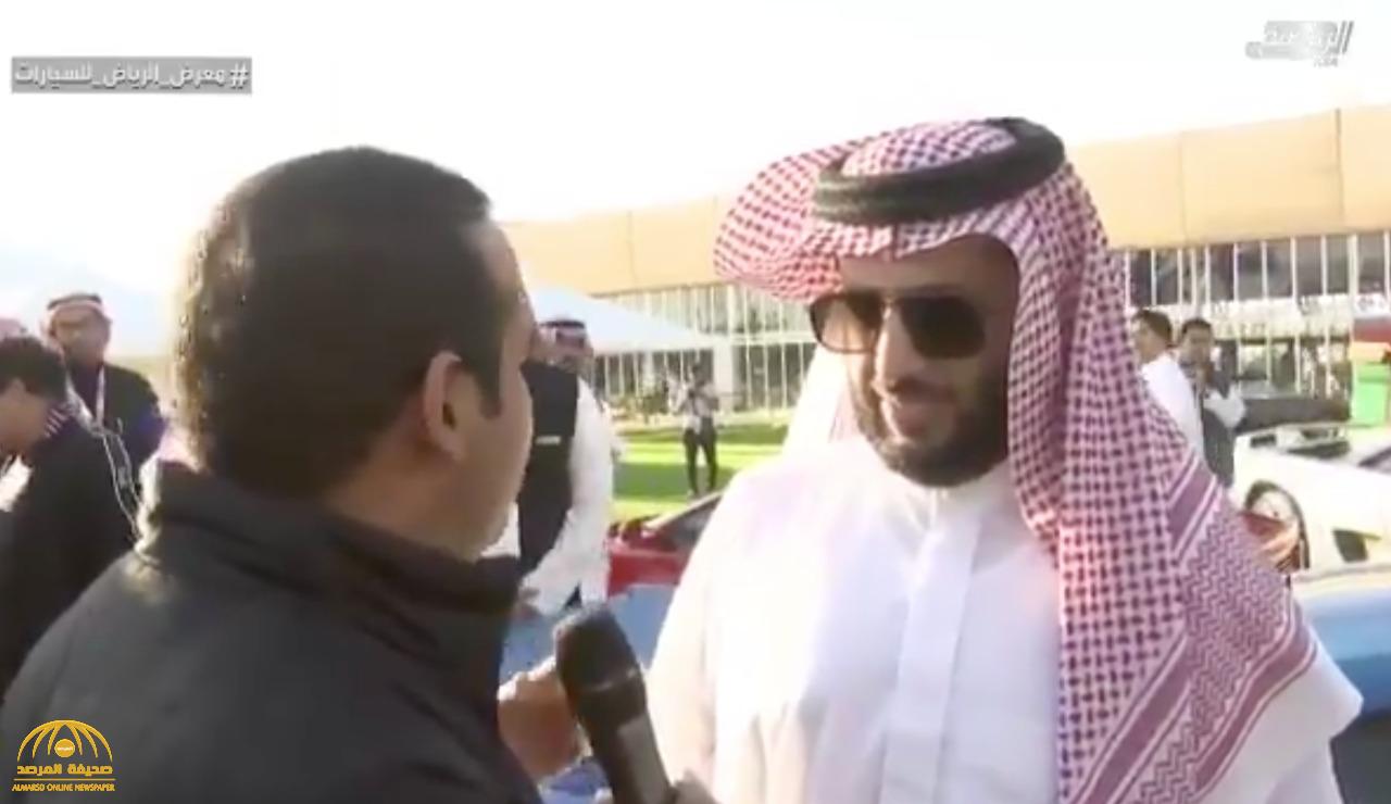 شاهد: كيف رد "تركي آل الشيخ" على سؤال مذيع: "وين بتوصلنا  يا أبو ناصر؟"