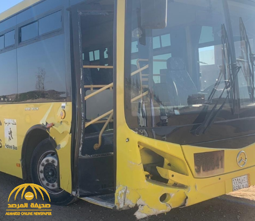 ردة فعل بطولية من طالب بعد وفاة سائق الحافلة فجأة أثناء القيادة في تبوك! - صور