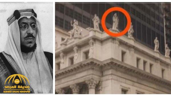 ردة فعل "الملك سعود" عندما علم  بوضع أمريكا تمثال للنبي محمد أعلى المحكمة الدستورية بنيويورك-صور