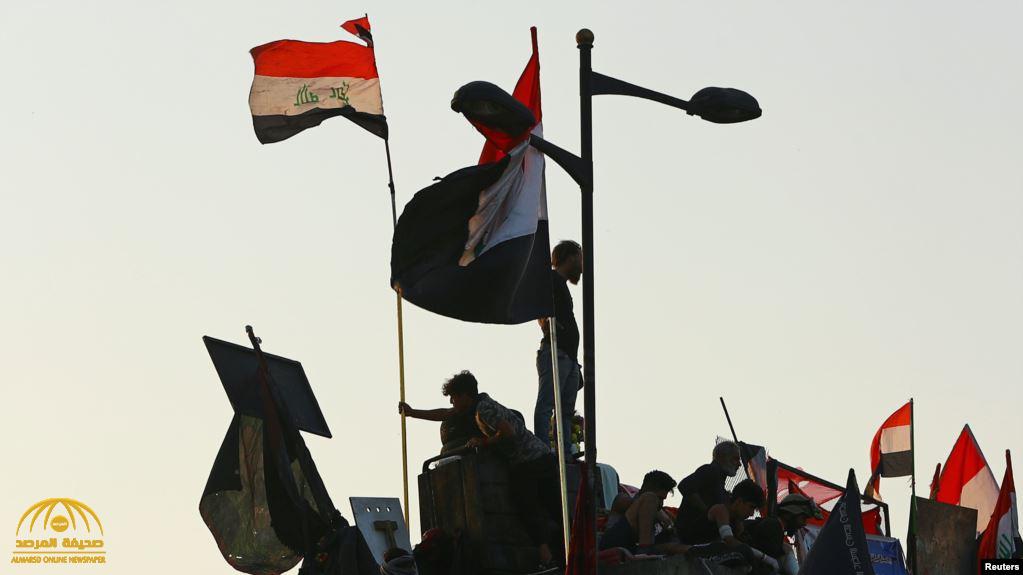 شاهد: لحظة مقتل متظاهر عراقي برصاص القوات مكافحة الشغب وسط بغداد