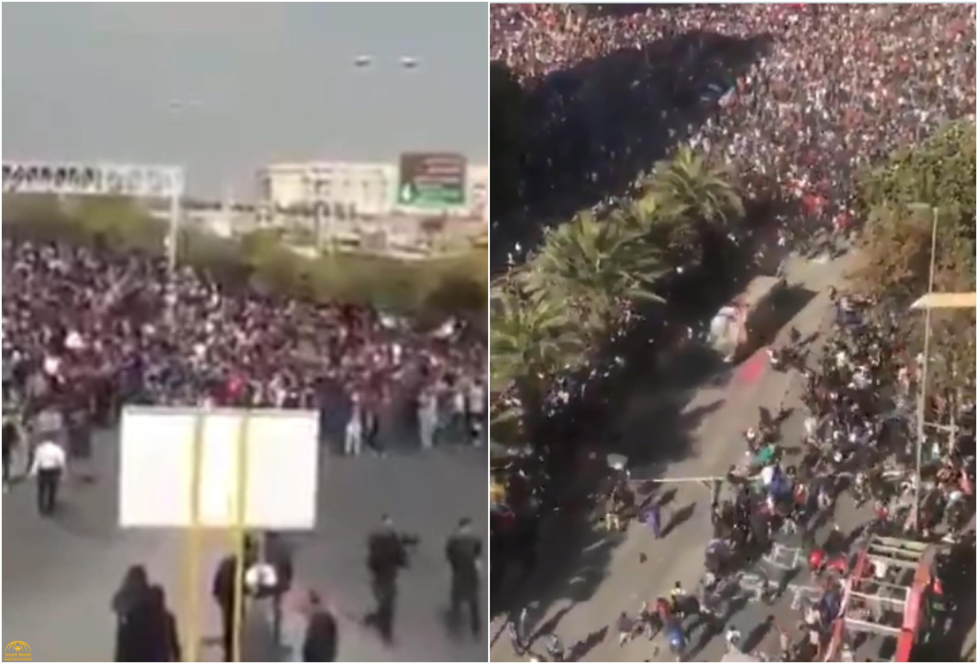 شاهد: مظاهرات غير مسبوقة تزلزل الأرض تحت أقدام "آية الله" في إيران.. واشتباكات عنيفة مع قوات الأمن!