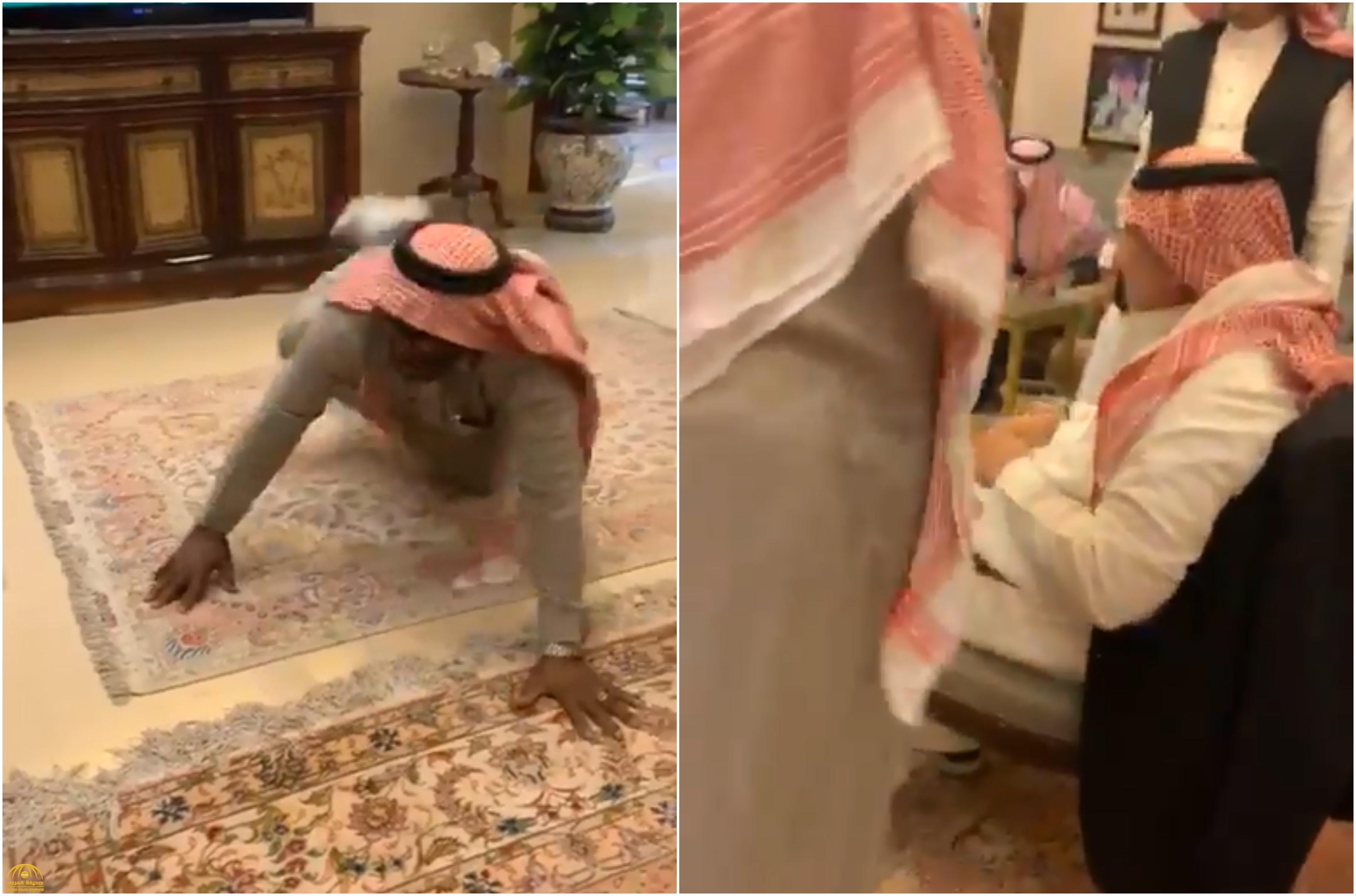 شاهد : فرحة الأمير عبدالعزيز بن ناصر وردة فعل أحد مرافقيه عقب فوز الهلال بدوري أبطال آسيا