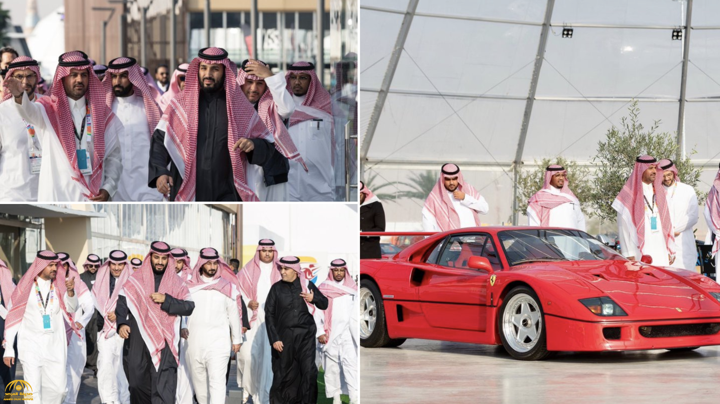 شاهد : ولي العهد يزور معرض الرياض للسيارات