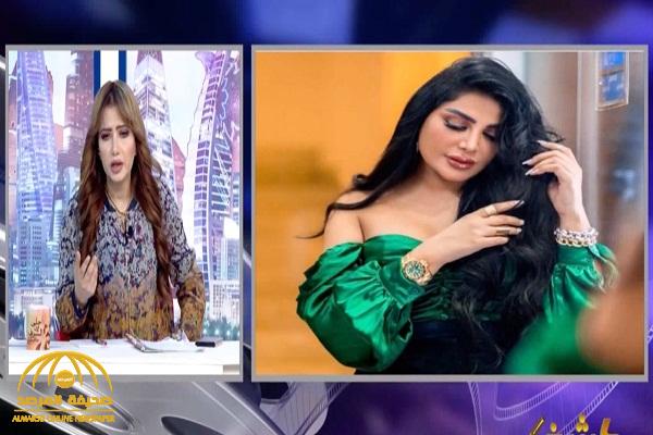 بالفيديو:  الاعلامية الكويتية مي العيدان تهاجم  الفنانة " أمل العوضي" بسبب فستانها!