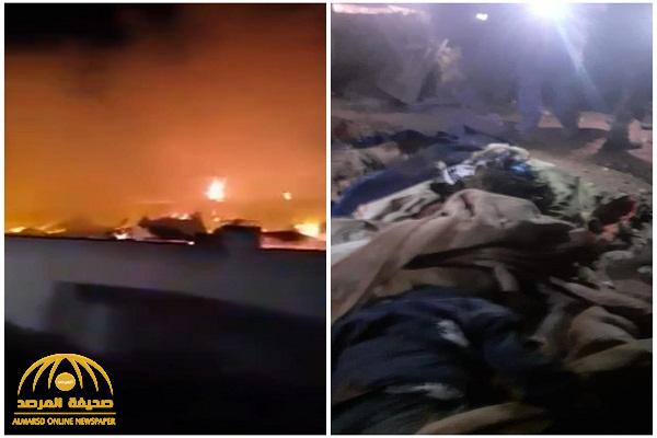 شاهد: أول فيديو وصور لأثار الضربة الأمريكية على مواقع " الحشدالشعبي" العراقي التي خلفت 25 قتيلا و51 جريحا