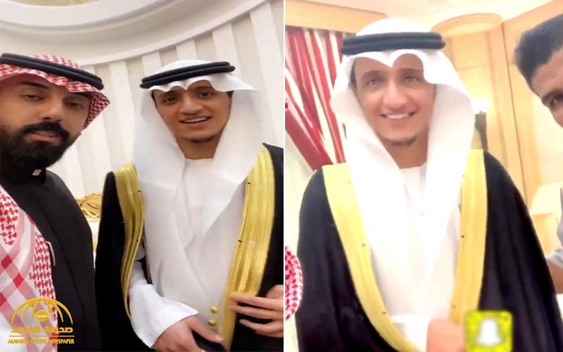 بالفيديو والصور .. اللاعب الإماراتي "عموري" يحتفل بزواجه في الرياض