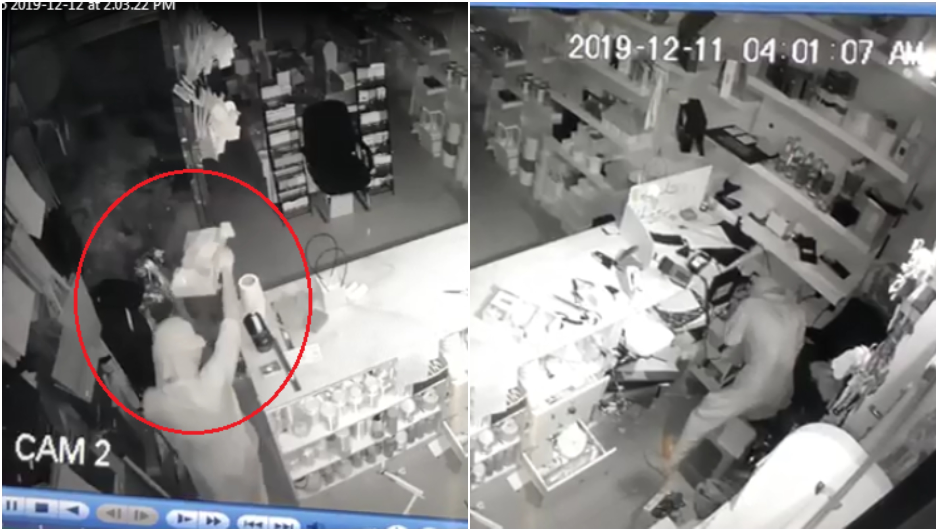 شاهد: سرقة عدد من المحلات التجارية في محافظة القويعية