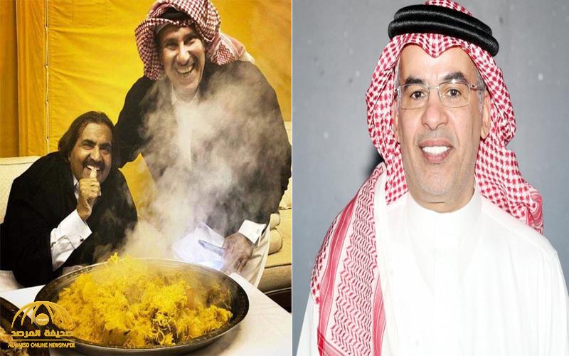 الكاتب "طارق الحميد " يوضح الرسائل والمدلولات حول صورة الطباخ "حمد بن جاسم" وأمير قطر السابق !